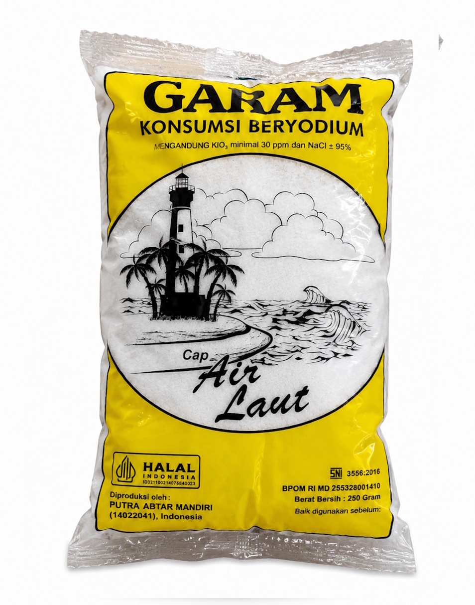 Garam Cap Air Laut